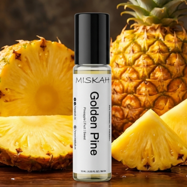 Golden Pine Roll On Perfume Smells Pineapple Fruit (10ML)